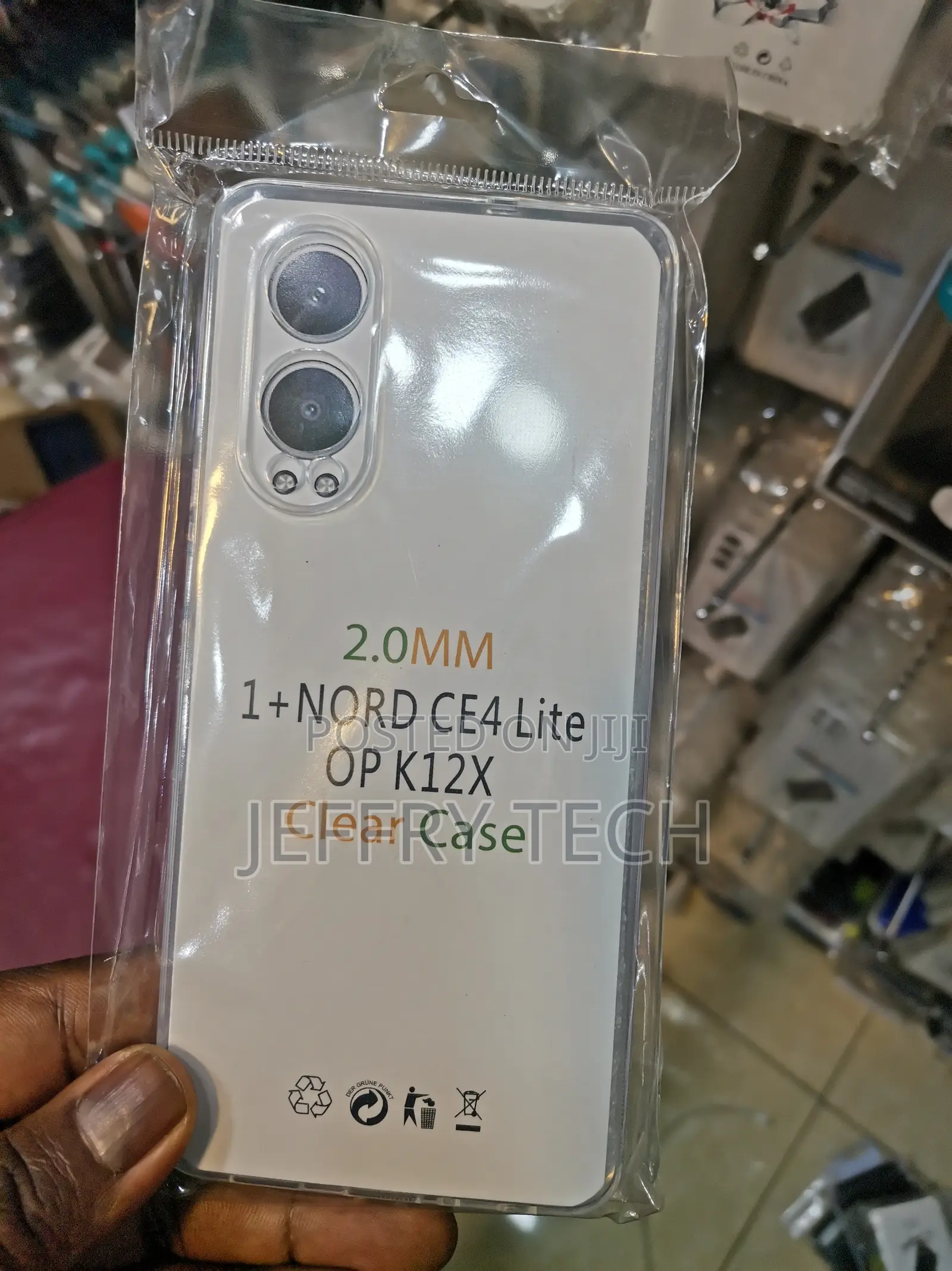 Vishzone Back Cover for Oneplus Nord Ce 4 Lite 5gtransparent