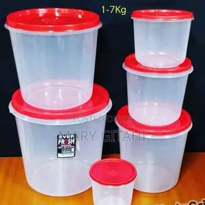 Crown Everfresh Round a Set of 6pcs Storage Containers