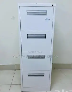 Cabinets: Office Steel 4-Drawer Filing Chest