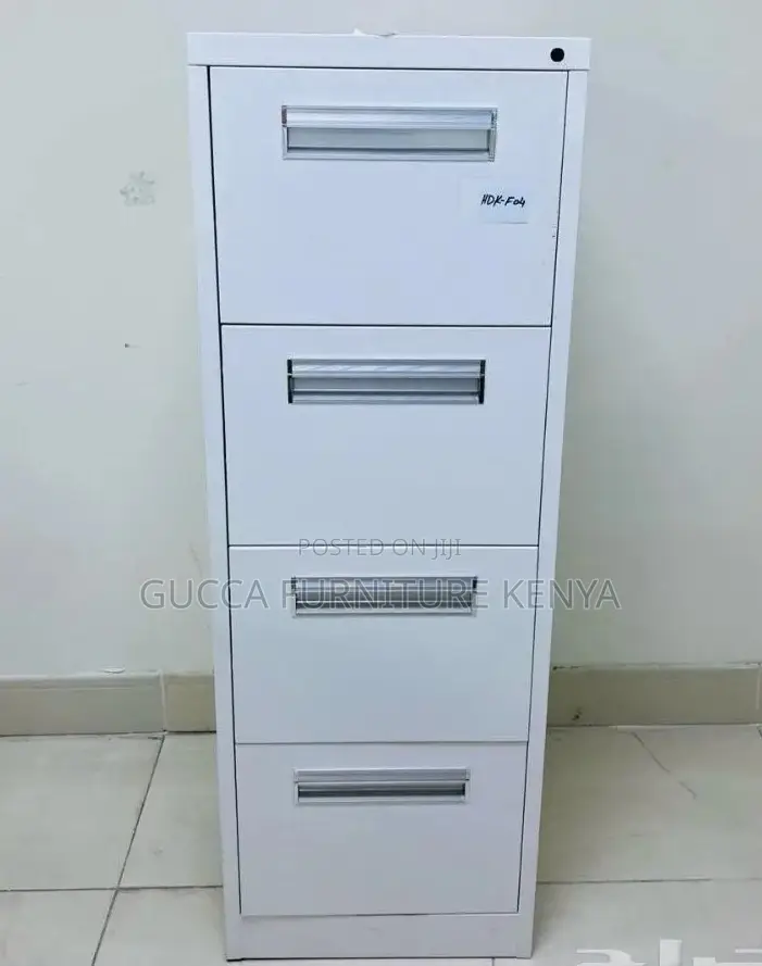 Cabinets: Office Steel 4-Drawer Filing Chest