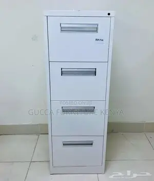 Cabinets: Office Steel 4-Drawer Filing Chest