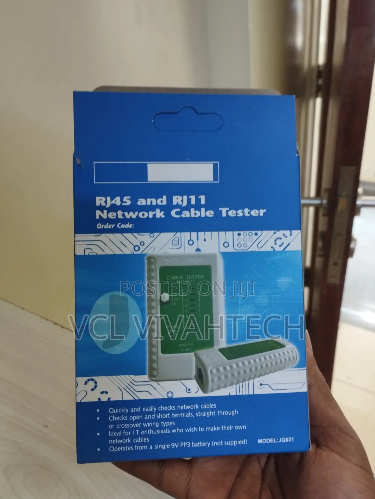 Rj45 Rj11portable Generic Cable Tester