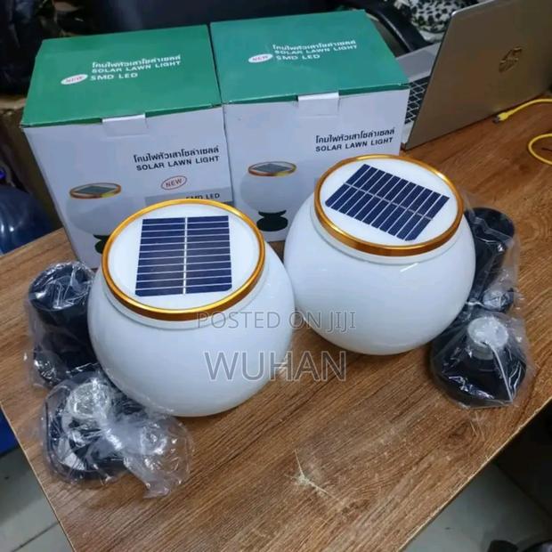 Automatic Solar Gate Lights 2 Pieces Bowl Shaped Daylight Waterproof