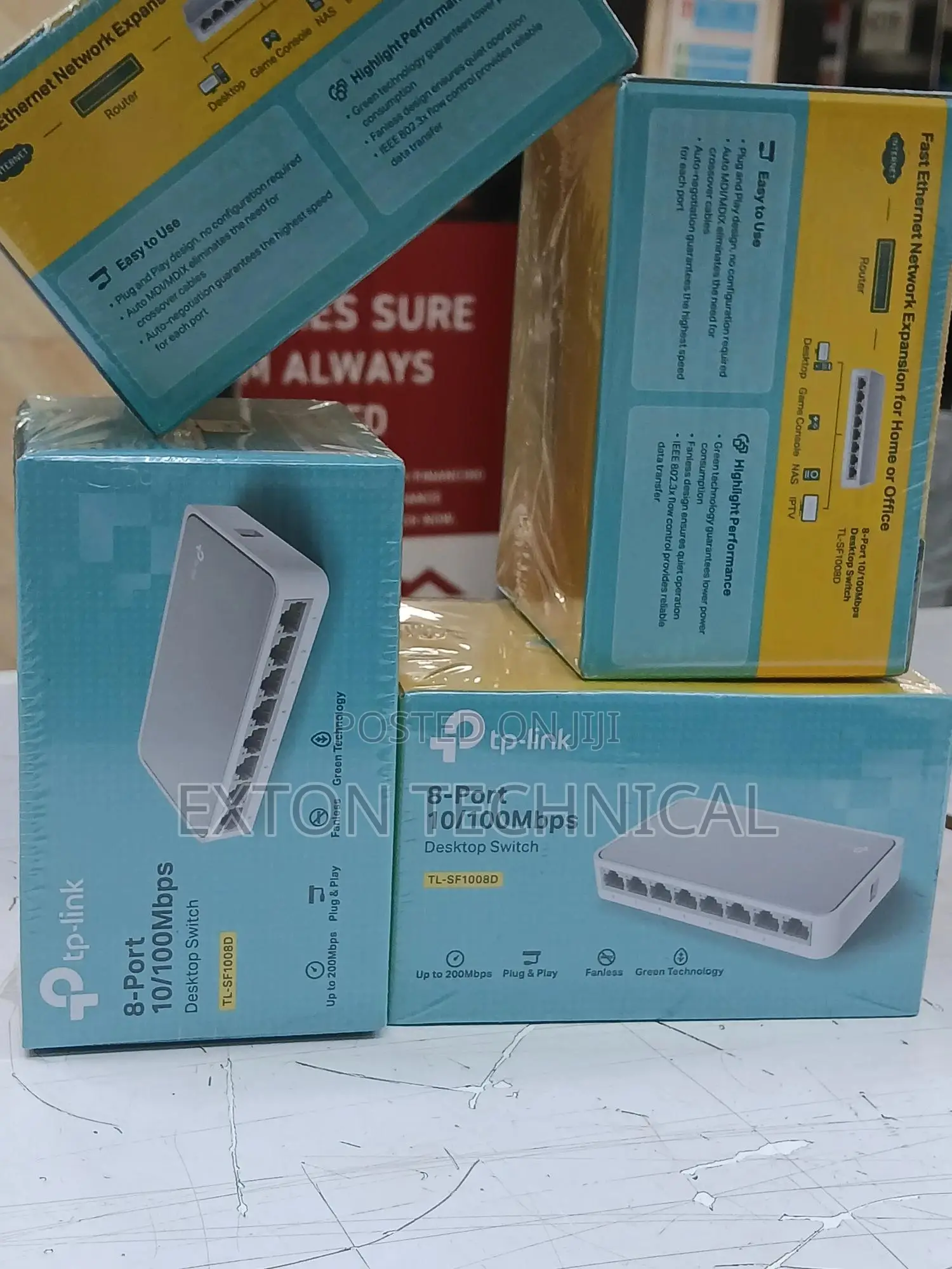 Plug and Play Desktop Switch Tl-Sf1008d