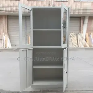 Office Cabinet: 2-door Glass Locking Cabinet For Office