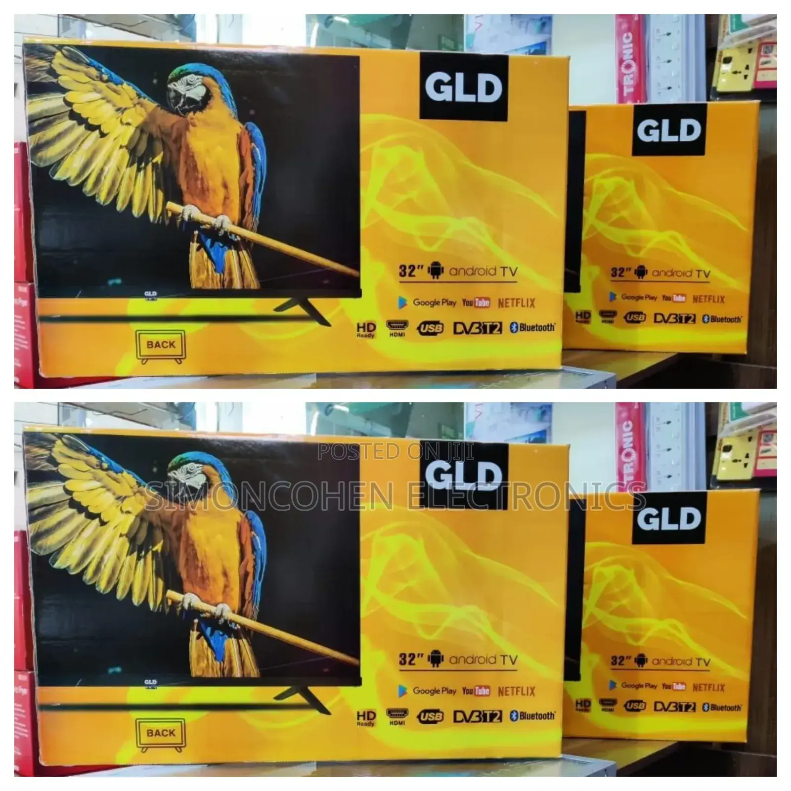 GLD 32" Smart Android Frameless Tv With Bluetooth