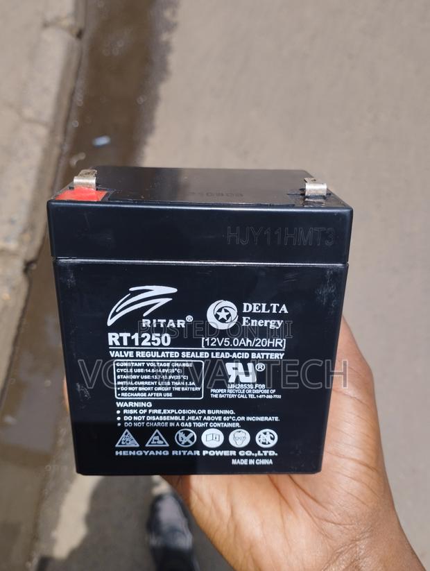 12v by 5 Ah Batter Ritar Replacement