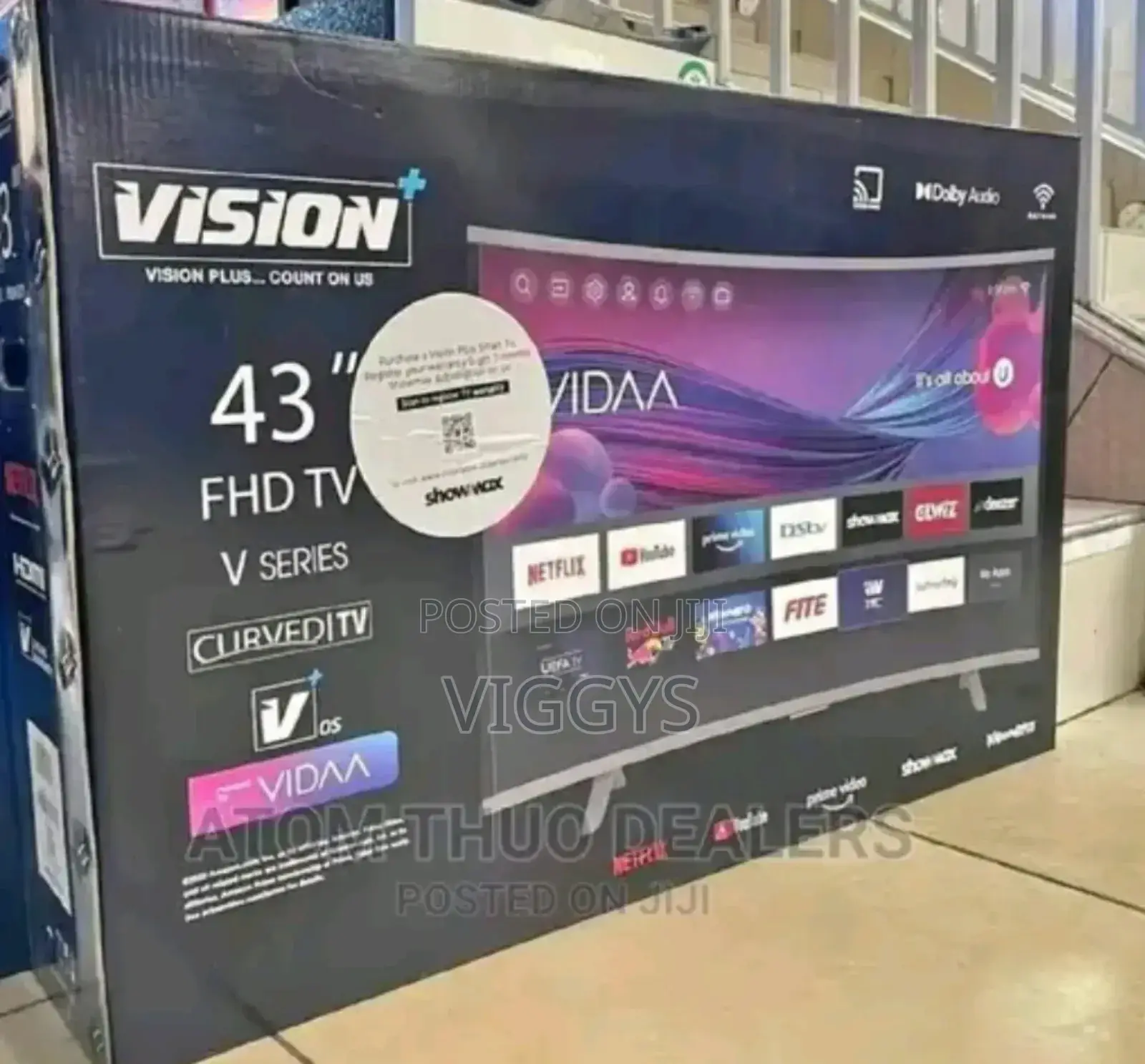 Vision 43 Inches Smart Android Tv