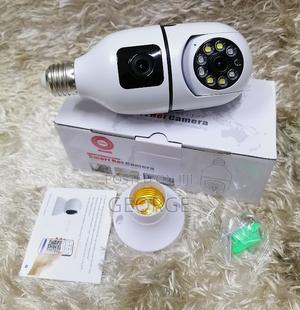 -V380 Pro Dual Lens Smart Wifi Dual Lens Bulb PTZ Camera - thumbnail 2