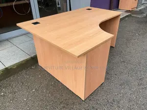 Clerical Desking:120cm Home Office Curved Workstation