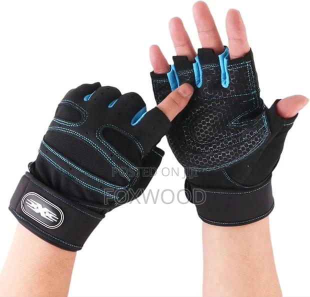 Gym Gloves With Waist Wrap (Pair) - thumbnail 13