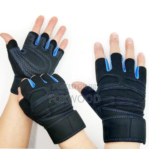 Gym Gloves With Waist Wrap (Pair) - thumbnail 6