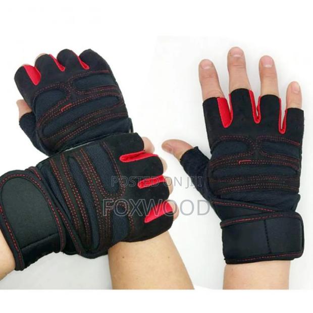 Gym Gloves With Waist Wrap (Pair) - thumbnail 10