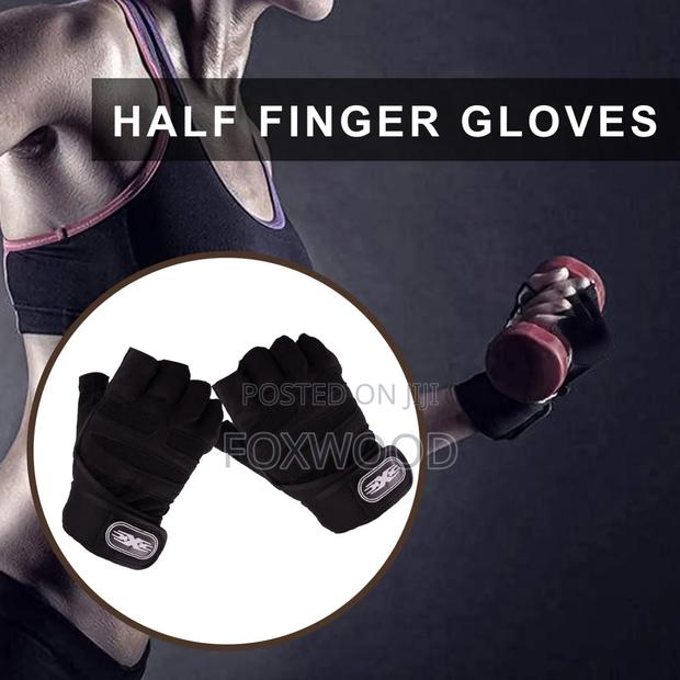 Gym Gloves With Waist Wrap (Pair) - thumbnail 12