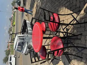 Restaurant And Bar High Table Red