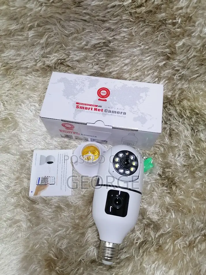 Advanced Quality Dual Lens Bulb Camera 360 V380 Bulb PTZ