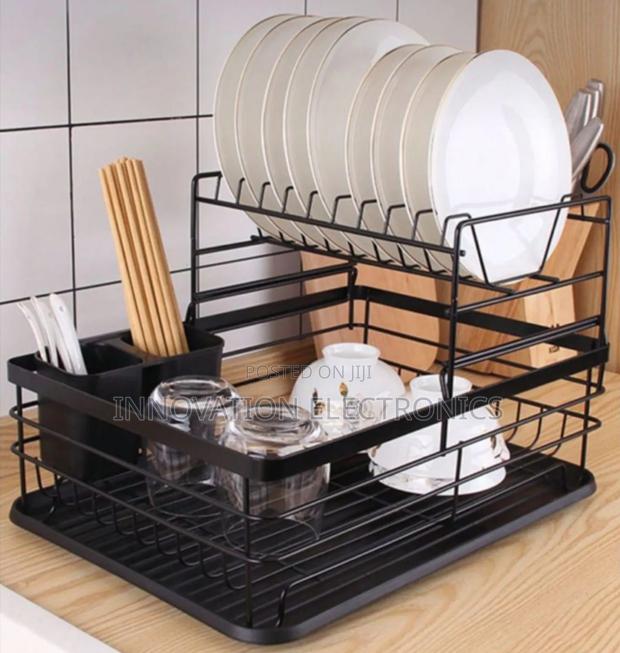 Metallic 2tier Kitchen Rack