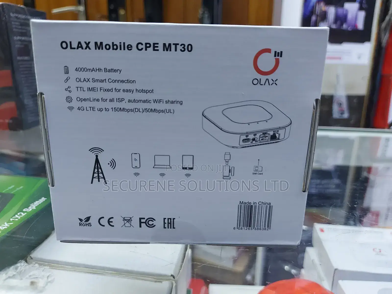 Olax Lte Advanced Mobile Cpe Mt30,Portable
