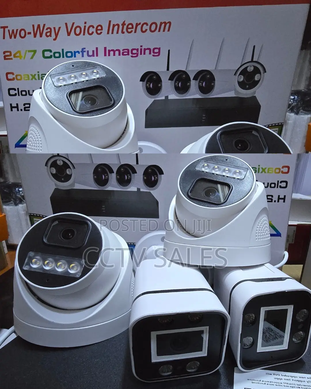 CCTV Kit Day and Night 4camera Set
