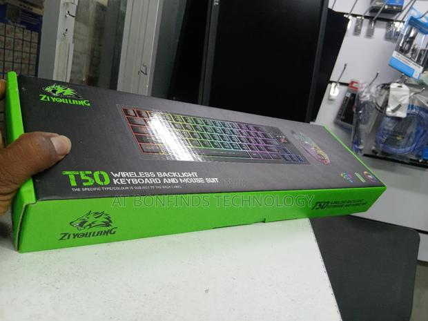 T50 RGB Wireless Gaming Combo Keyboard - main view