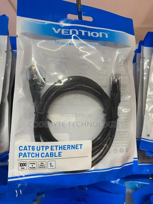 Vention Cat.6 Utp Patch Cable 1m Black