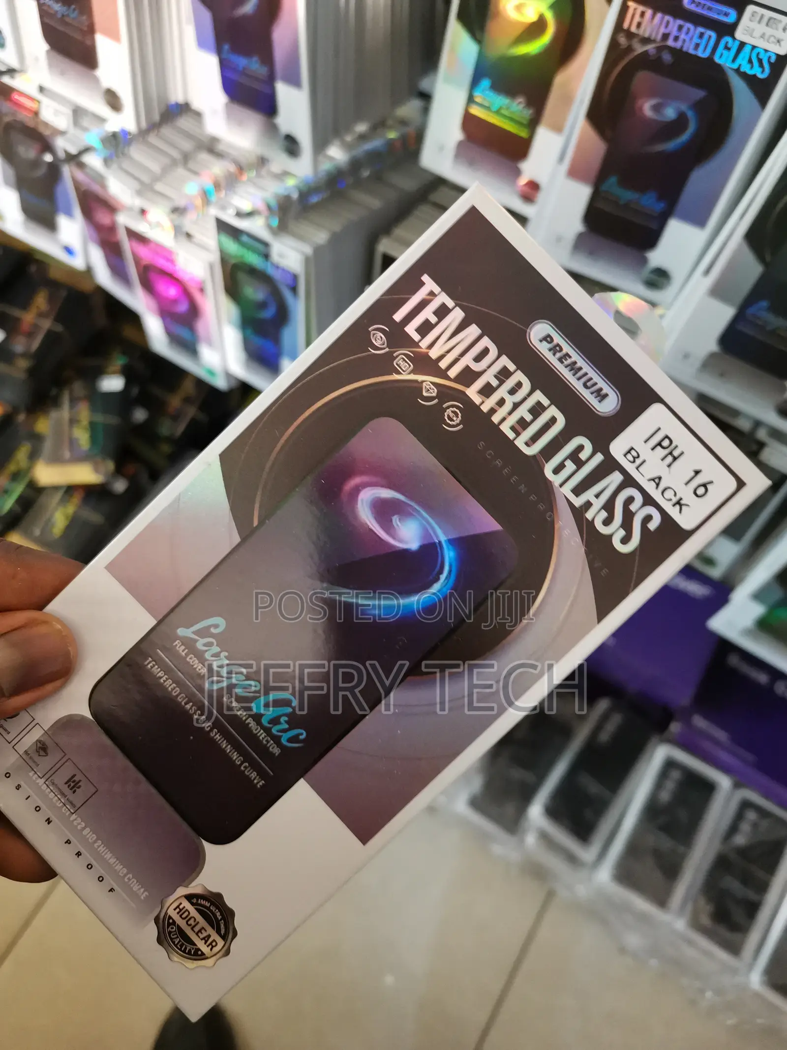 Ailun Privacy Screen Protector for iPhone 16 Tempered Glass