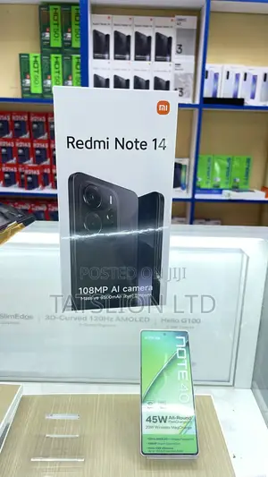 New Xiaomi Redmi Note 14 256 GB Black
