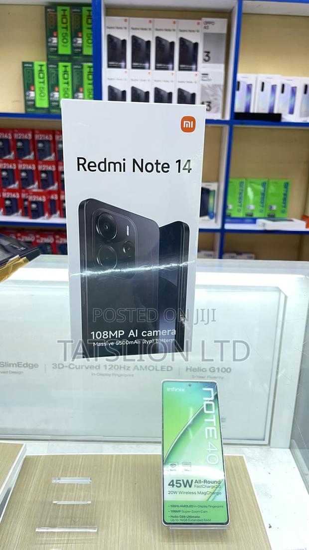 New Xiaomi Redmi Note 14 256 GB Black