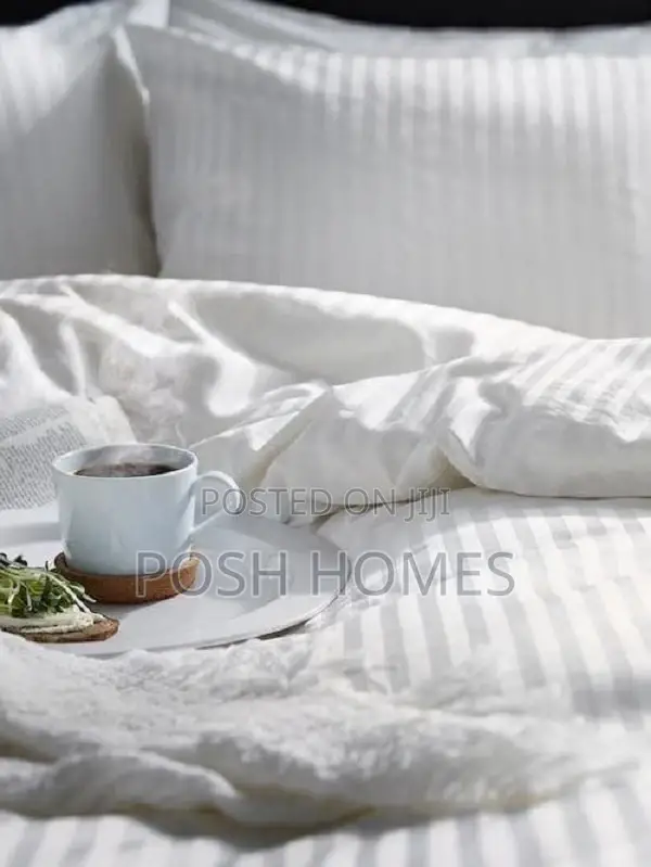 Stripped Binded Duvet Set