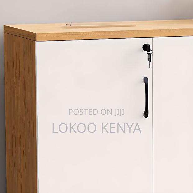 Office Cabinet: 2- Door Storage Wood Office Cabinet - thumbnail 2