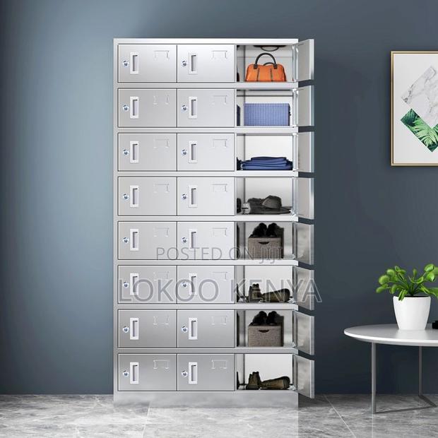 Office Cabinet: 6-Locker Office Storage Cabinet - thumbnail 6