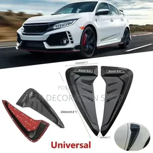 Sport Car Side Body Air Vent Covers Decoration Fender Trim