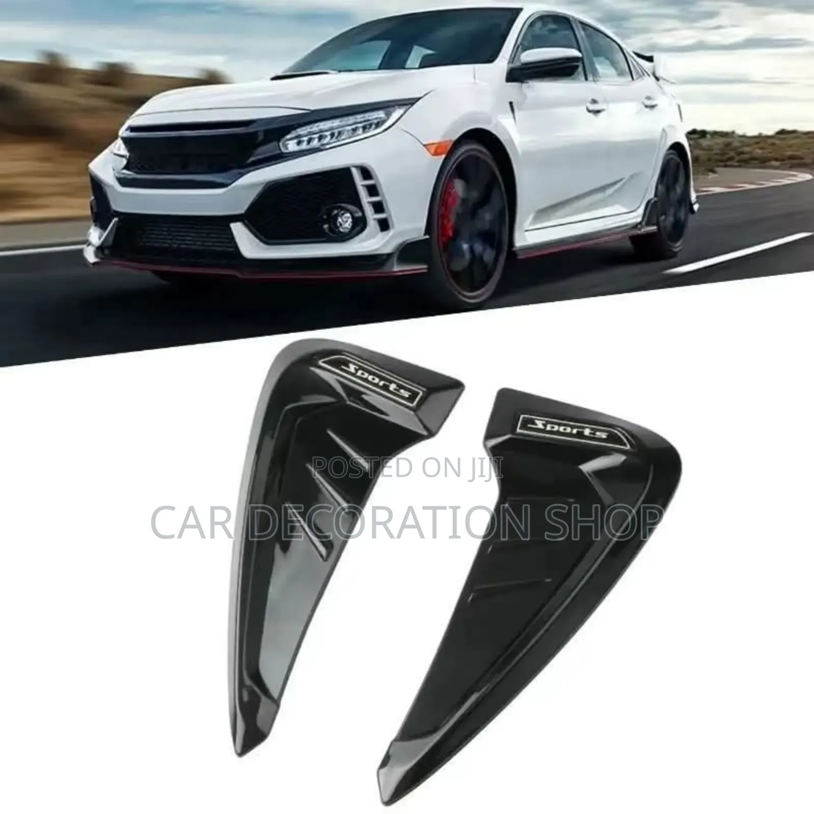 Universal Carf Fender Side Trim 2pc