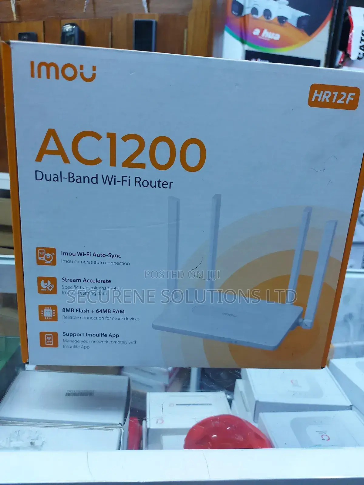 Imou Ac1200 Dual-Band Wi-Fi Router (Model Hr12f).