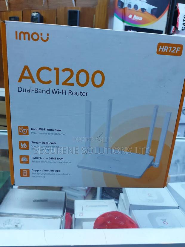 Imou Ac1200 Dual-Band Wi-Fi Router (Model Hr12f).