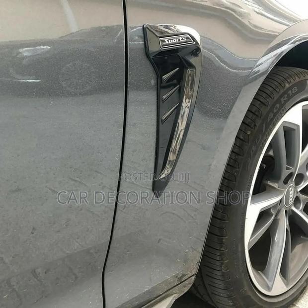 Car Decorative Air Flow Duct Racing Side Scop - thumbnail 2