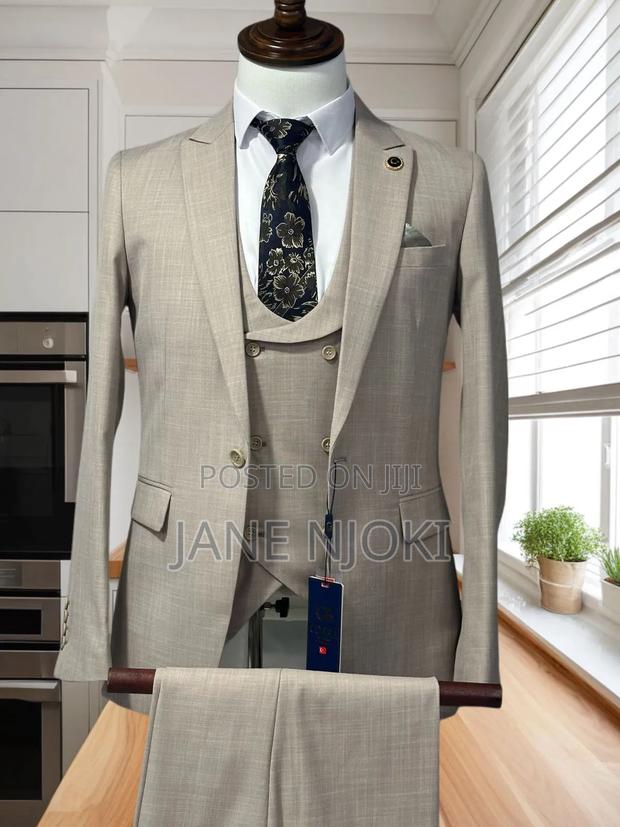 Beage 3pcs Suit - main view