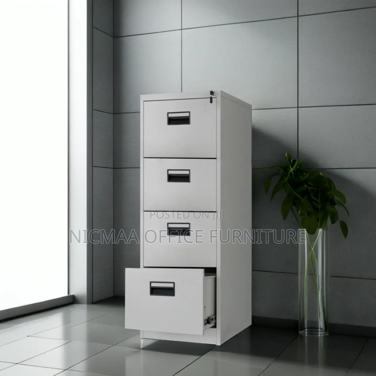 4-Drawer File Cabinet