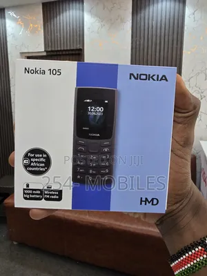New Nokia 105 Black