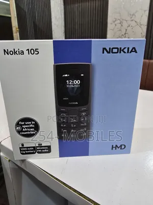 New Nokia 105 Black
