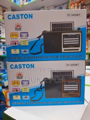 Fm Radio Caston Fm Radio With Solar and Music Player