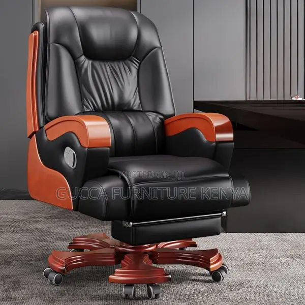 Office Chairs:Tilt Classic Midnight Black Executive Chair