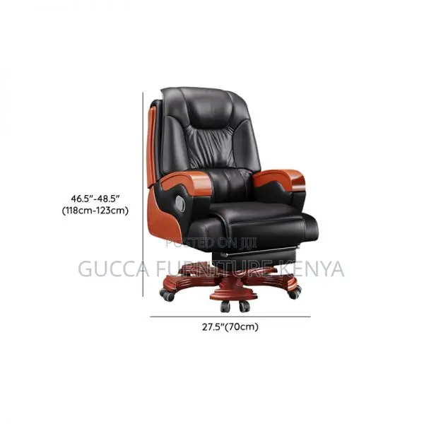 Office Chairs:Tilt Classic Midnight Black Executive Chair