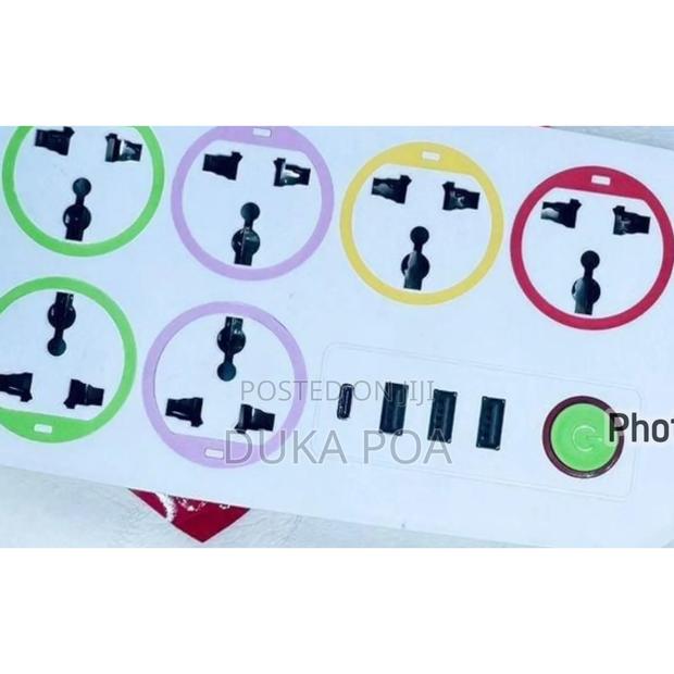 6 Way Power Extension With Usb Ports - thumbnail 2