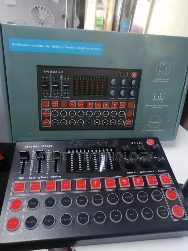 3 Microphones Professional Sound Card - main view