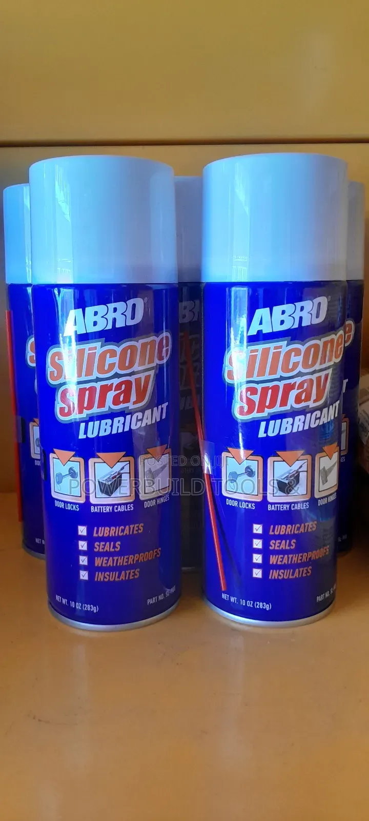Abro Silicone Spray Lubricant