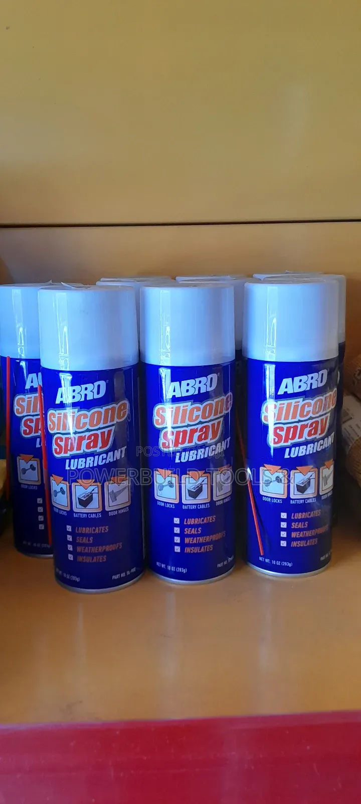 Abro Silicone Spray Lubricant