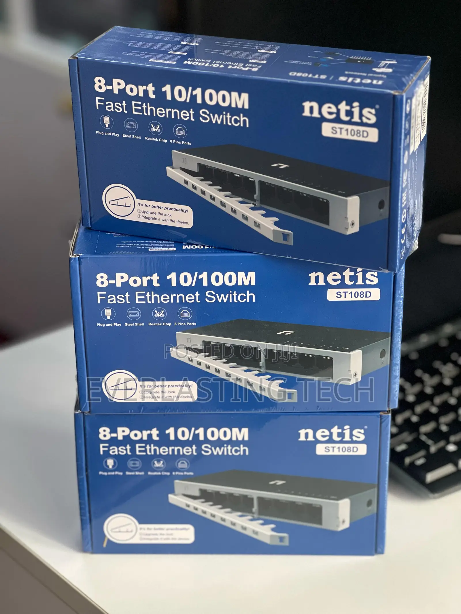 Netis 8 Port 10/100 Fast Ethernet Switch