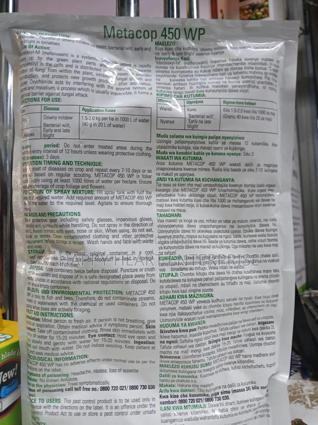 Metacop 450wp Fungicide 1kg - thumbnail 4