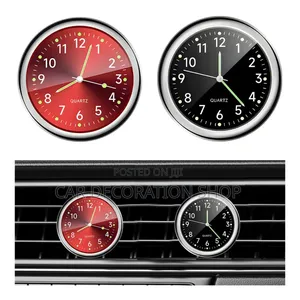 2pcs Mini Car Air Vent Clock